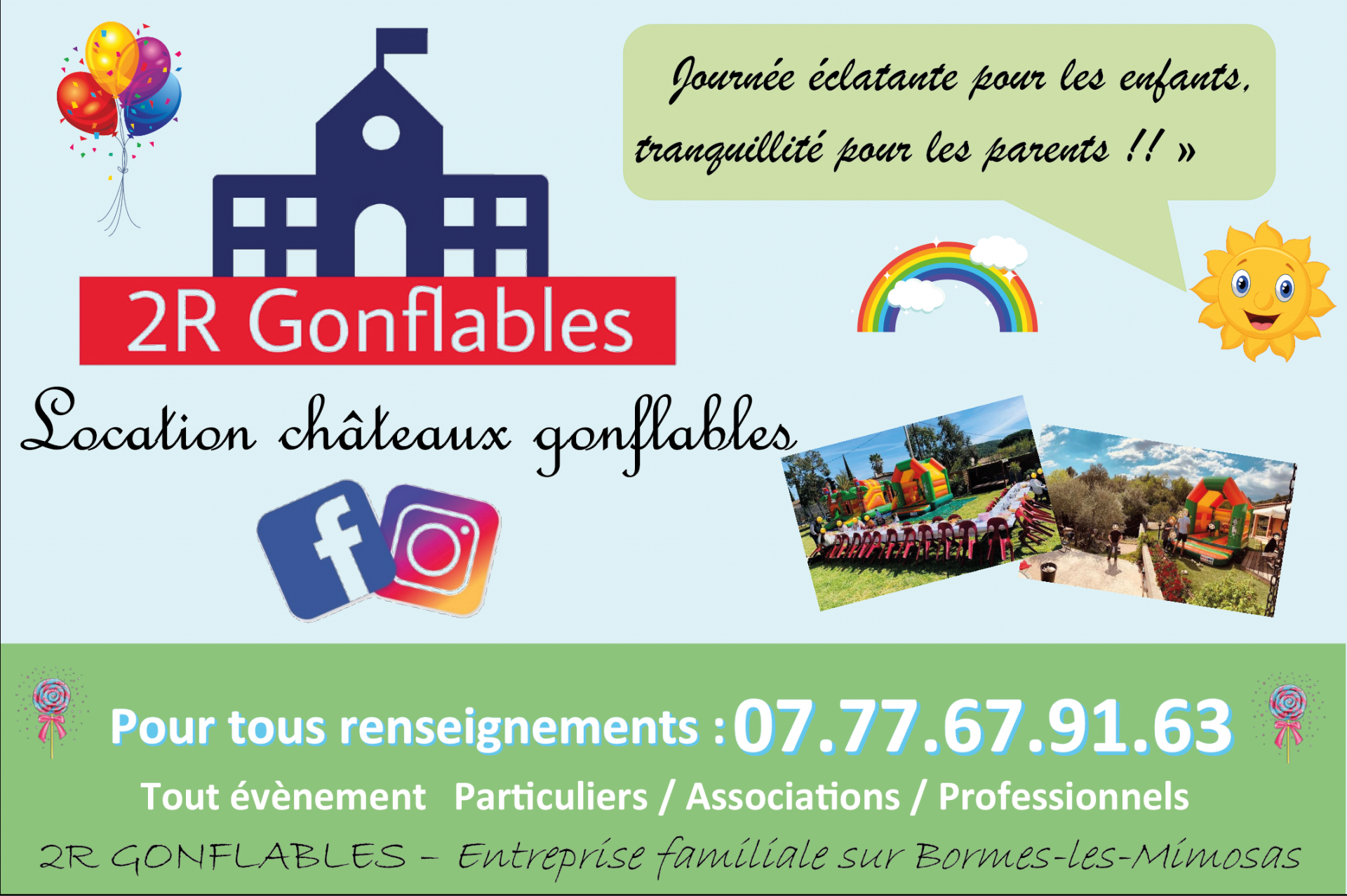 Forum Des Associations Bormes Les Mimosas 2022 Location de châteaux gonflables var 83