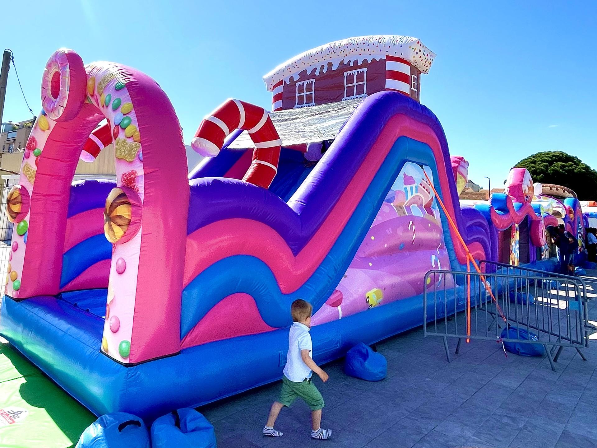 Parcours Candy Run - 2RGonflables