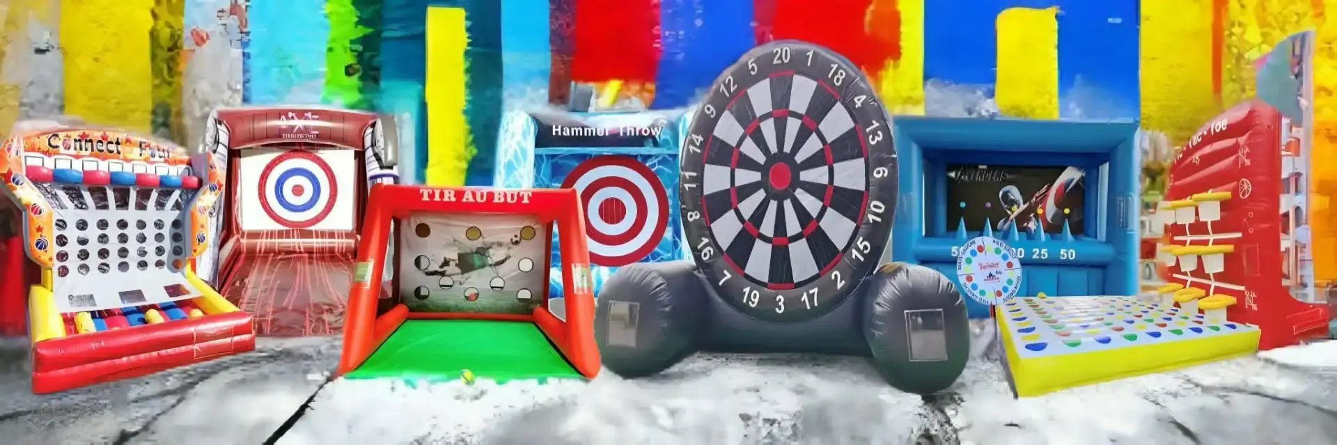 Mini jeux gonflables