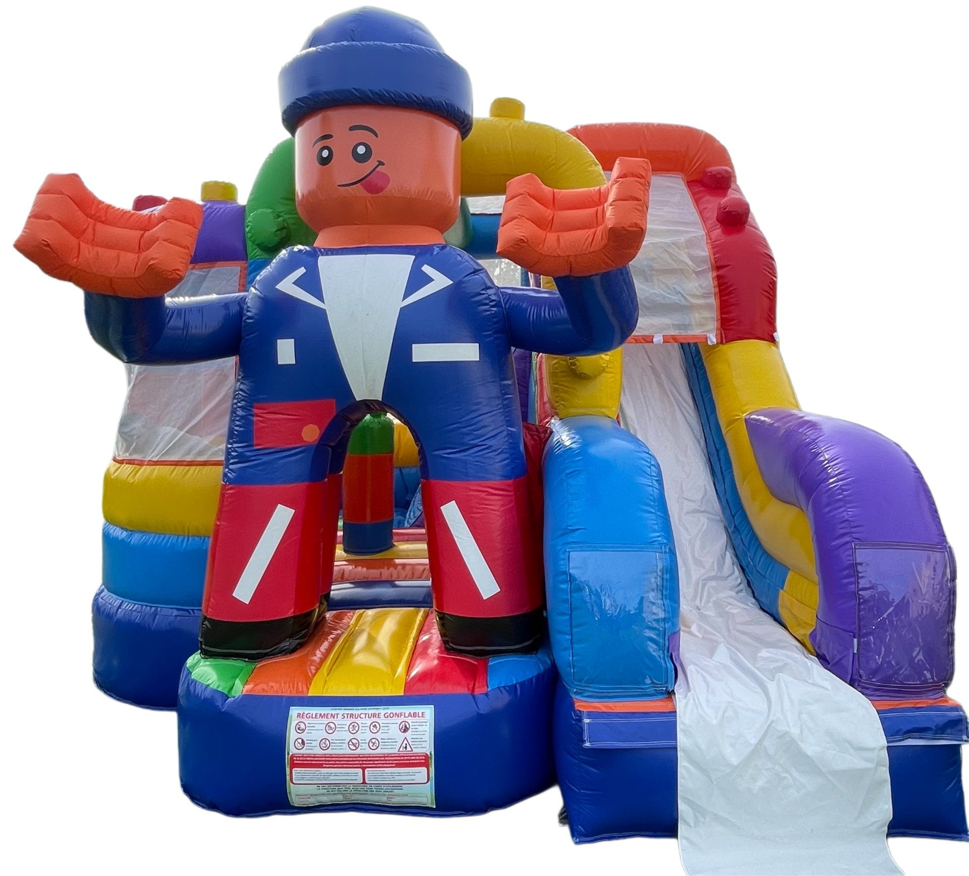 Chateau gonflable lego